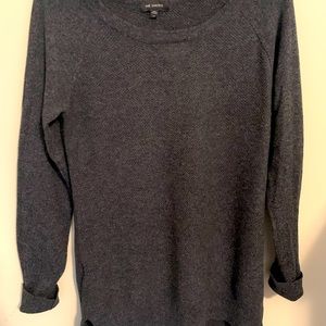 Tunic length lightweight sweater
